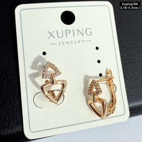 Сережки Xuping18К 20418 (1.4см)